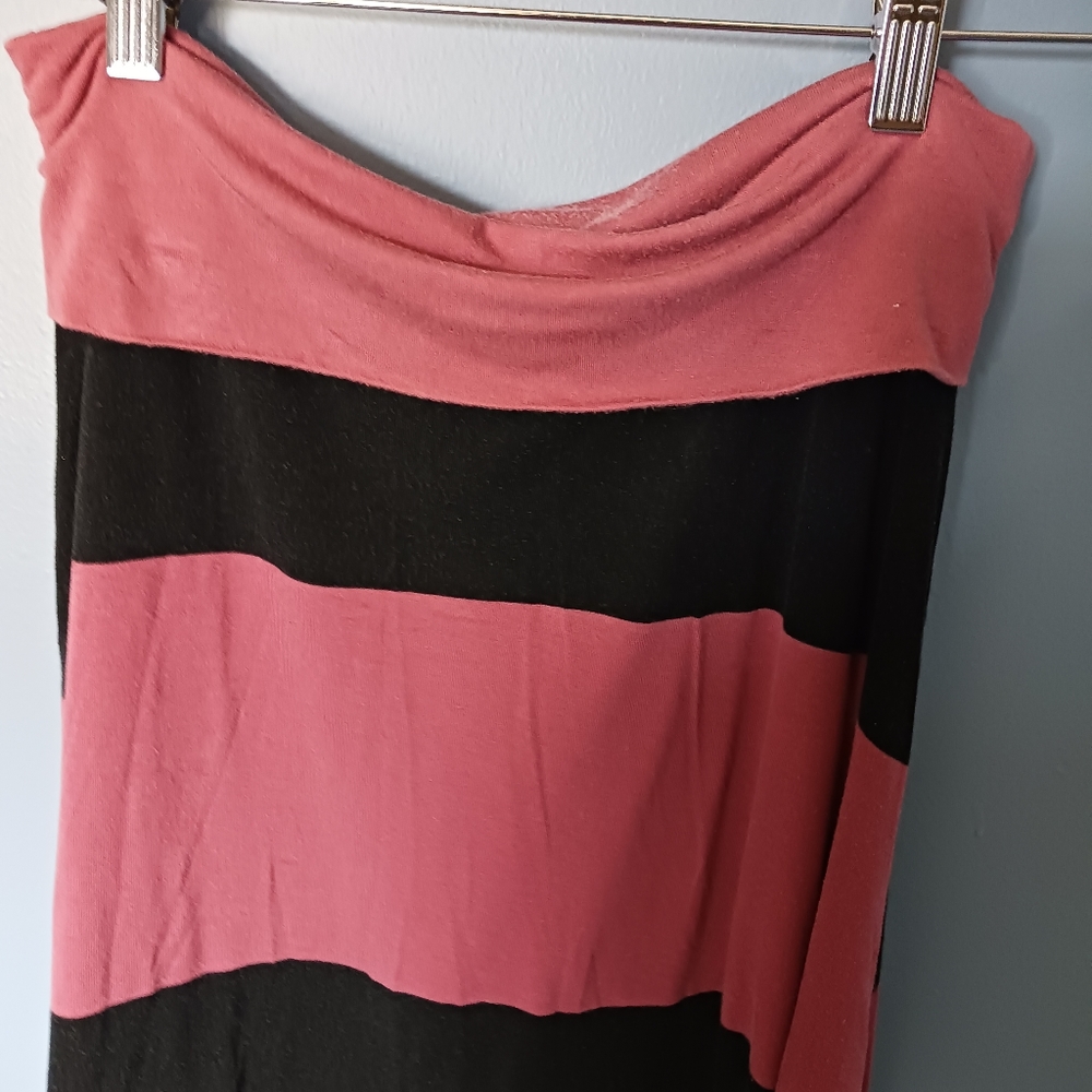 Lularoe pink and blank skirt